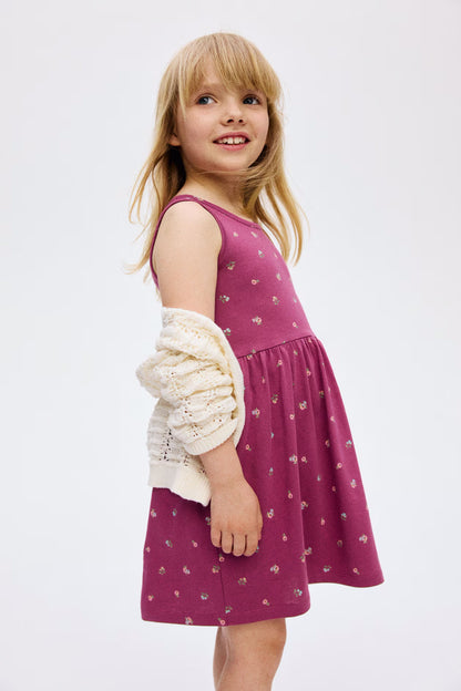 Kids Patterned Cotton Frock