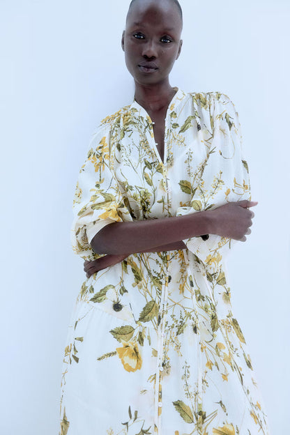 Oversized Crinkled Skirt