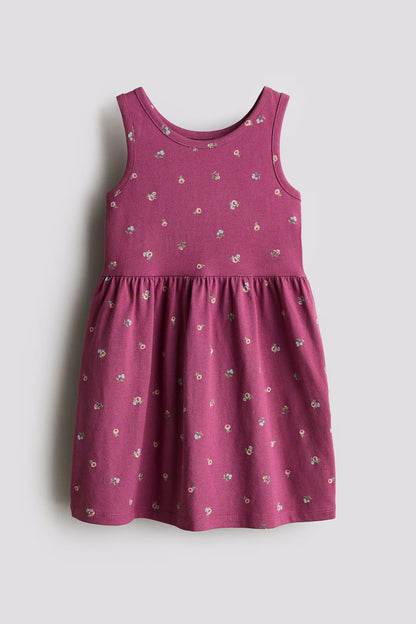 Kids Patterned Cotton Frock