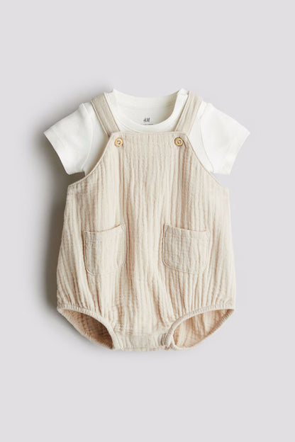 SnuggleNest Baby 2-Piece Cotton Set