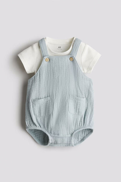 SnuggleNest Baby 2-Piece Cotton Set