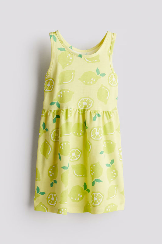 Kids Patterned Cotton Frock