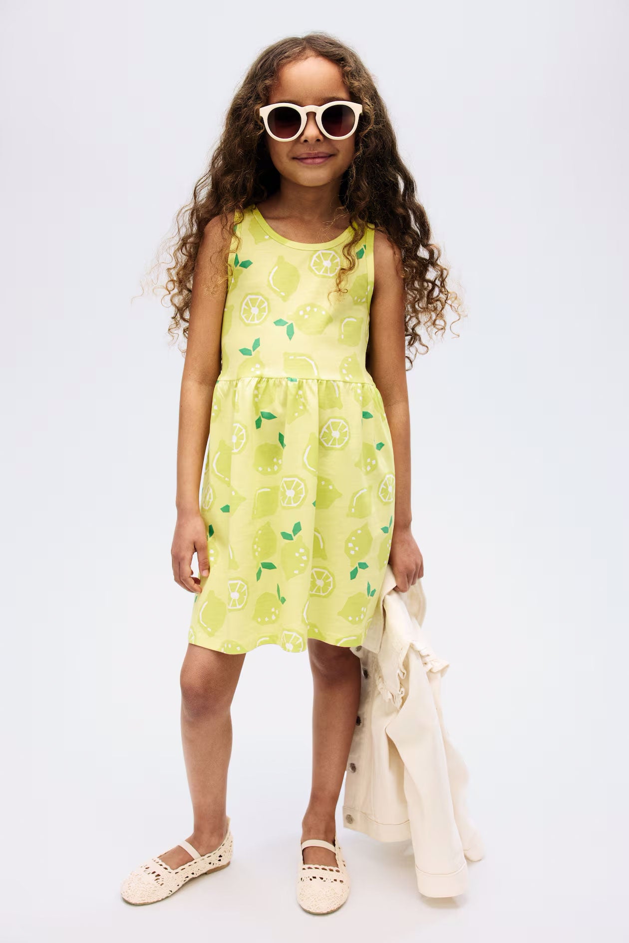 Kids Patterned Cotton Frock
